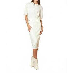 NEW JESSIE LIU merino sweater in beige